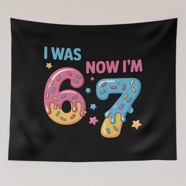 Item preview, 7 Year Old Birthday was 6 Now I'm 7 67 Funny designed and sold by ValerieRodrigue.