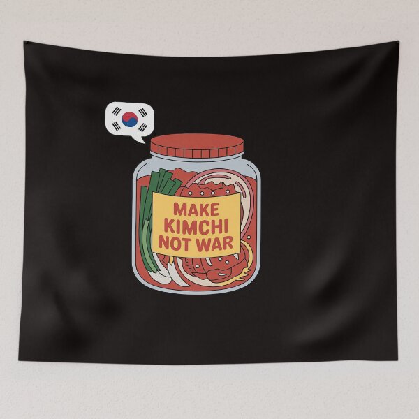 Item preview, Make Kimchi Not War Fermented Vegetables Korean Food designed and sold by ControlCenter.
