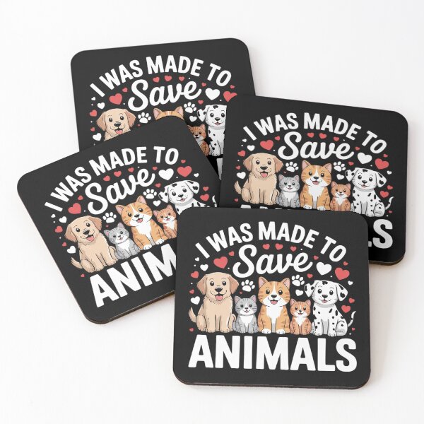 Item preview, I Was Made To Save Animals  designed and sold by InspiredFoul.