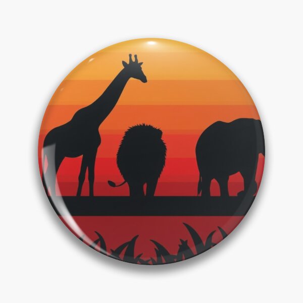 Item preview, Majestic Savanna Sunset Silhouettes – Identity Visibility designed and sold by SavannaStrikes.