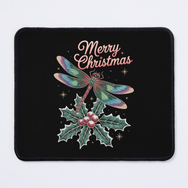 Item preview, Merry Christmas Lover Xmas Dragonfly Christmas designed and sold by ValerieRodrigue.