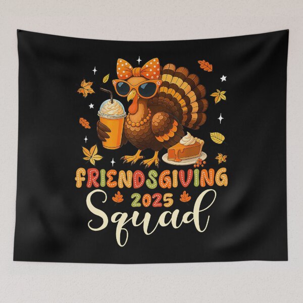 Item preview, Humor 90s Turkey Squad Friendsgiving Party Friends Thankful designed and sold by Daleburuling.