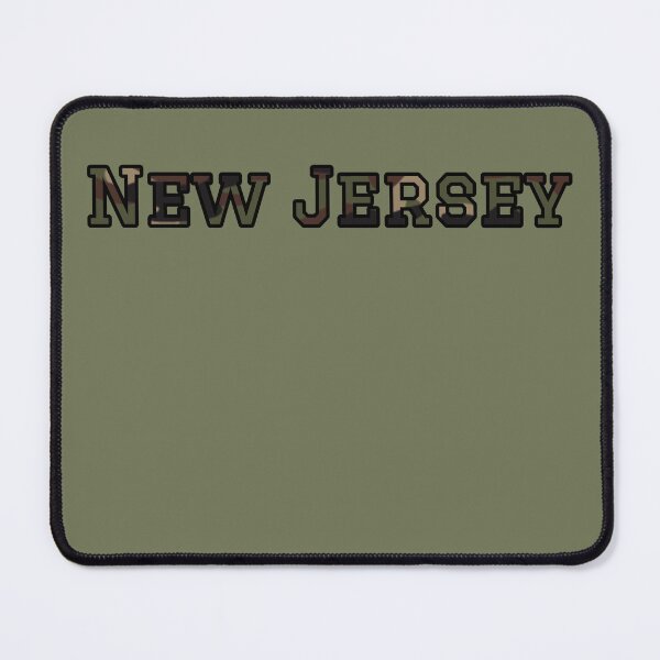 Item preview, New Jersey Camo Typography – Rugged Outdoor Military Style Design designed and sold by Long Family Gifts.