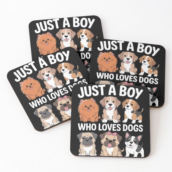 Item preview, Just a boy who loves Dogs - Puppy designed and sold by InspiredFoul.