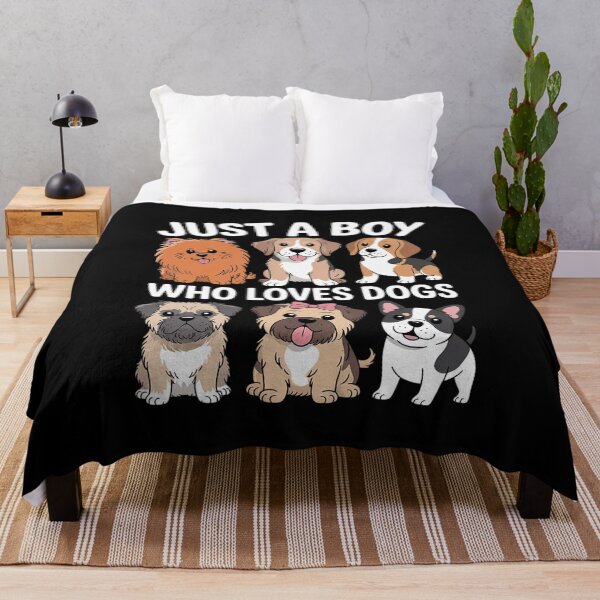 Item preview, Just a boy who loves Dogs - Puppy  designed and sold by InspiredFoul.