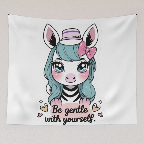 Item preview, Kawaii Animal Motivation Sticker Gentle Reminder designed and sold by Trueways.
