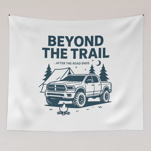 Item preview, Beyond the Trail Adventure Truck designed and sold by SnappyPNG.