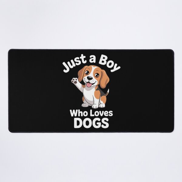 Item preview, Just A Boy Who Loves Dogs designed and sold by InspiredFoul.
