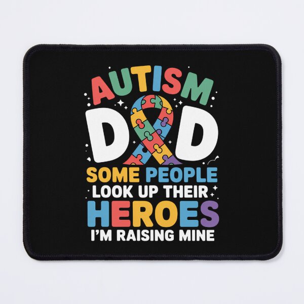 Item preview, Autism Dad Puzzle Ribbon Proud Son Hero Autism Awareness designed and sold by ValerieRodrigue.