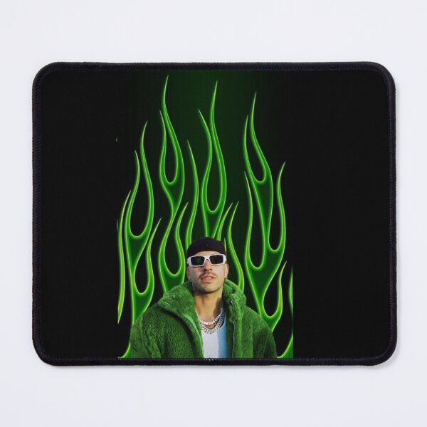 Item preview, Feid Neon Green Flames – Urban Latin Aesthetic Design designed and sold by Aliyah Niko.