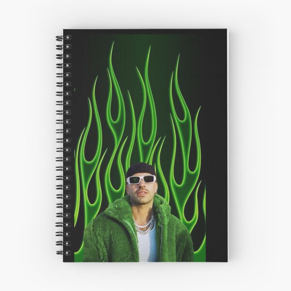 Item preview, Feid Neon Green Flames – Urban Latin Aesthetic Design designed and sold by Aliyah Niko.