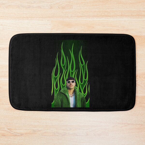 Item preview, Feid Neon Green Flames – Urban Latin Aesthetic Design designed and sold by Aliyah Niko.
