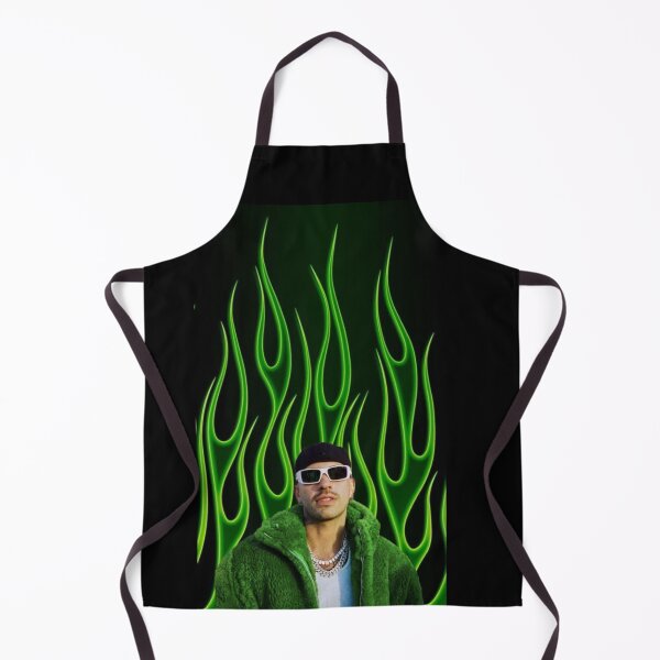 Item preview, Feid Neon Green Flames – Urban Latin Aesthetic Design designed and sold by Aliyah Niko.