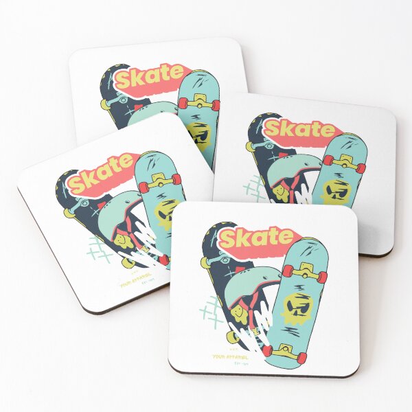 Item preview, Colorful Skateboard Street Art designed and sold by UrbanAura Art.