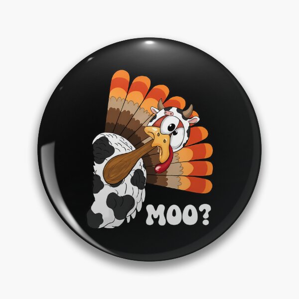 Item preview, Thanksgiving Holiday Day Turkey Festive Cow Funny 90s Moo designed and sold by rebeccathanuos.