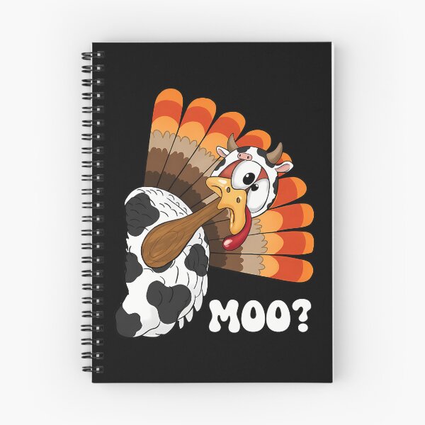 Item preview, Thanksgiving Holiday Day Turkey Festive Cow Funny 90s Moo designed and sold by rebeccathanuos.