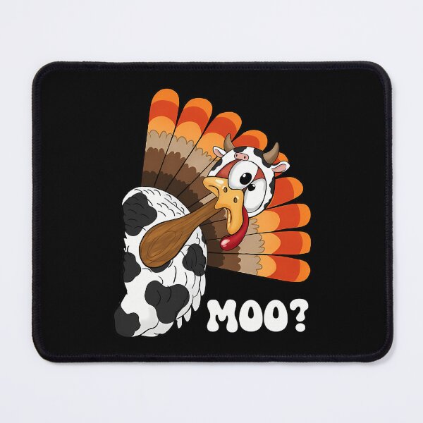 Item preview, Thanksgiving Holiday Day Turkey Festive Cow Funny 90s Moo designed and sold by rebeccathanuos.