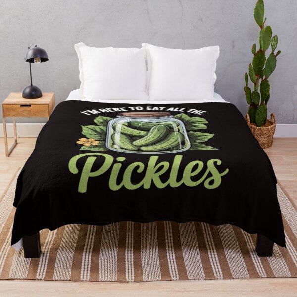 Item preview, I'm Here To Eat All the Pickles - Pickle Cucumber Vegetarian designed and sold by LapFemile.