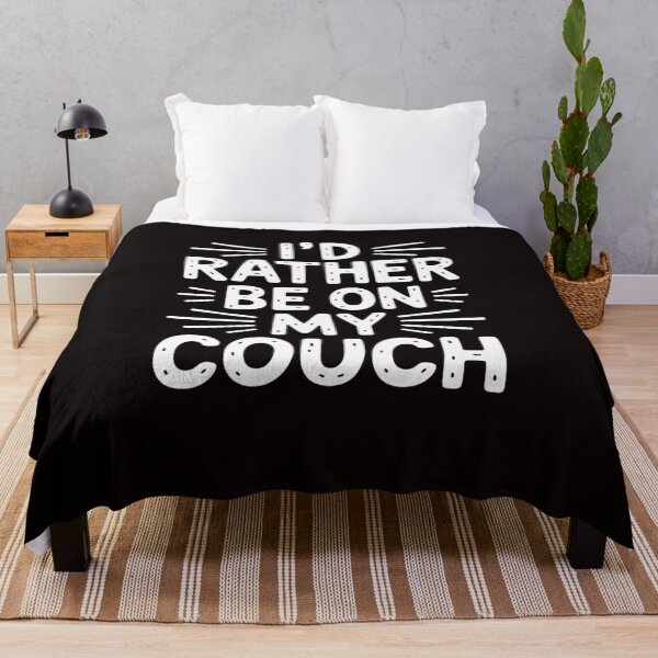 Item preview, I'D RATHER BE ON MY COUCH Potato Lazy Gift Idea designed and sold by LapFemile.