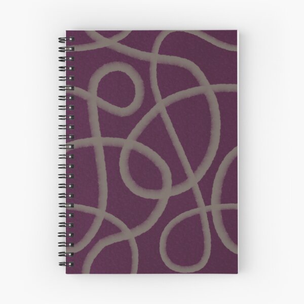 Item preview, JAPANDI Flow Lines – Deep Plum Minimal Pattern designed and sold by keikono.studio.