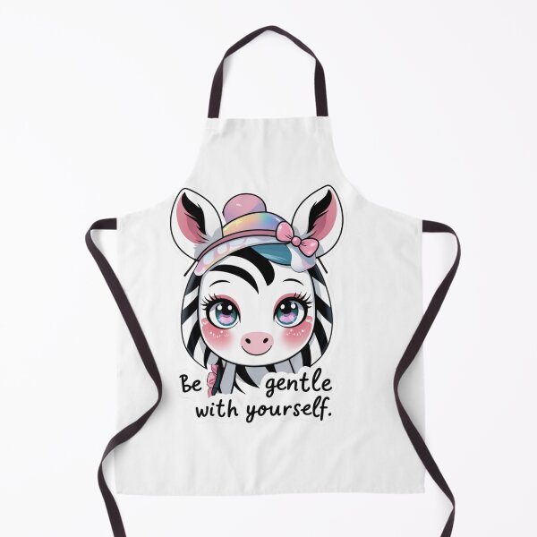 Item preview, Adorable Kawaii Zebra Art Self Love Reminder designed and sold by Trueways.