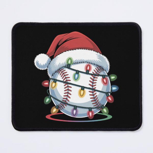 Item preview, Santa Baseball with Holiday Lights designed and sold by DreamOnShirts.