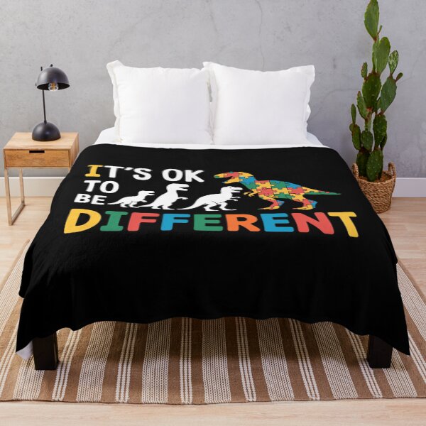 Item preview, Autism Awareness Dinosaur Kid Boys Its Ok To Be Different designed and sold by ValerieRodrigue.