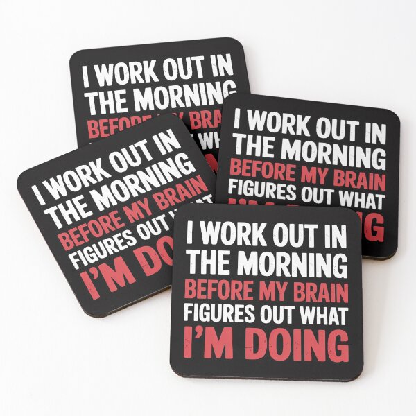 Item preview, I Workout In Morning Gym Exercise Fitness Women Men designed and sold by OlafLica.