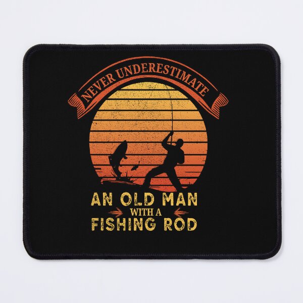 Item preview, Sunset Fishing Rod Old Man Tee designed and sold by TinaMDedrick.