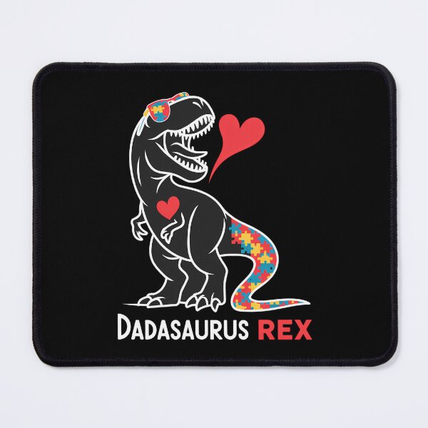 Item preview, Dadasaurus Rex Autism Awareness Proud Dad Father's Day designed and sold by ValerieRodrigue.