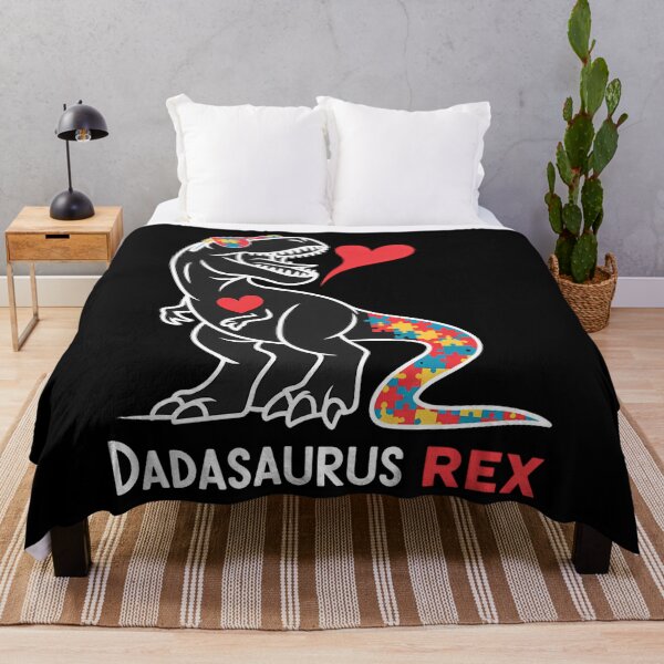 Item preview, Dadasaurus Rex Autism Awareness Proud Dad Father's Day designed and sold by ValerieRodrigue.