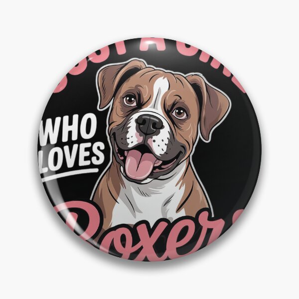 Artikelvorschau, Einfach ein Mädchen, das Boxer liebt – Besitzerin eines süßen deutschen Boxers entworfen und verkauft von InspiredFoul.