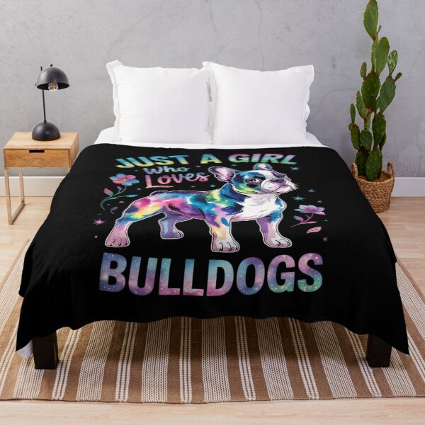 Item preview, Just A Girl Who Loves Bulldogs Cute Bulldog Quote Girls Kids designed and sold by InspiredFoul.