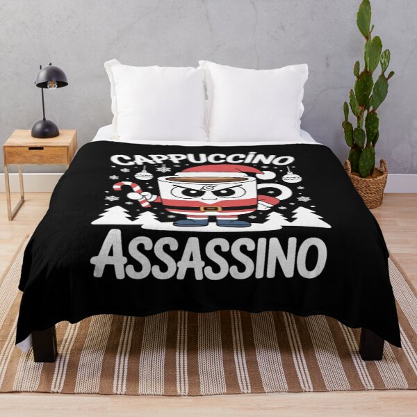 Item preview, Cappuccino Assassino Santa Claus Italian Brainrot Christmas designed and sold by khorbiasieno.