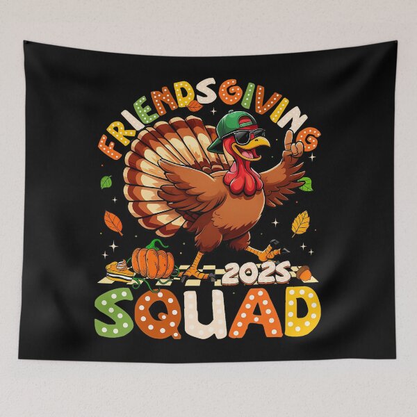 Item preview, Squad Party Friendsgiving 90s Turkey Humor Friends Thankful designed and sold by Daleburuling.
