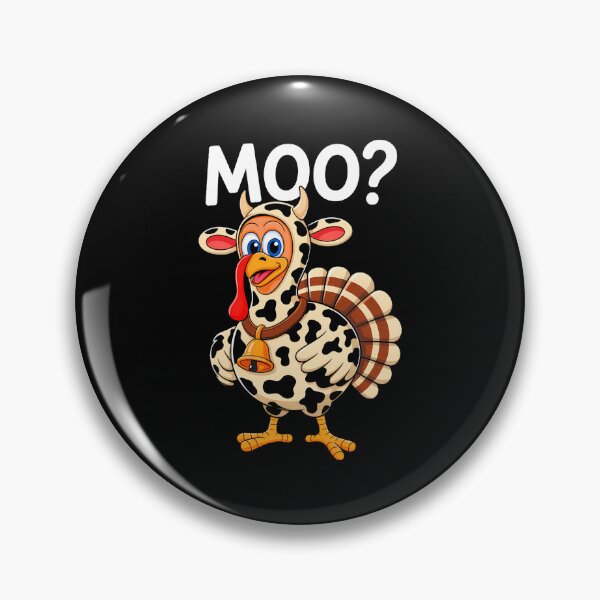 Item preview, Cow Thanksgiving Festive Day Holiday Funny 90s Turkey Moo designed and sold by rebeccathanuos.