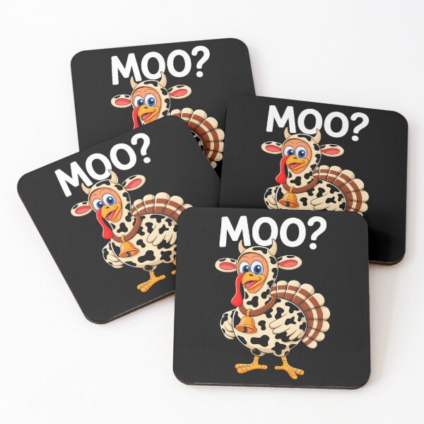 Item preview, Cow Thanksgiving Festive Day Holiday Funny 90s Turkey Moo designed and sold by rebeccathanuos.