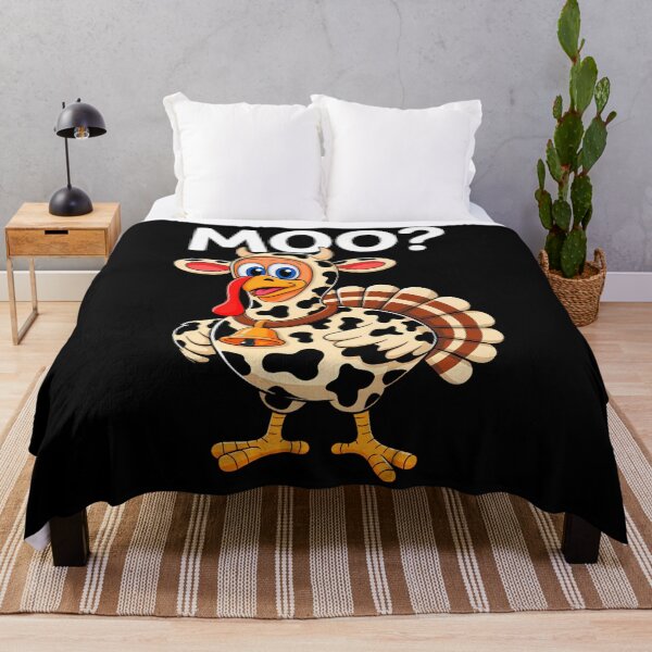 Item preview, Cow Thanksgiving Festive Day Holiday Funny 90s Turkey Moo designed and sold by rebeccathanuos.