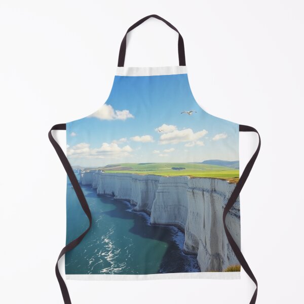 Item preview, White Cliffs of Dover England Coastal Wall Art Print designed and sold by EllDAV777.