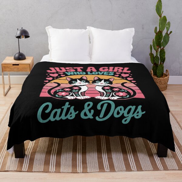 Item preview, Just a Girl who Loves Cats and Dogs for Women  designed and sold by InspiredFoul.