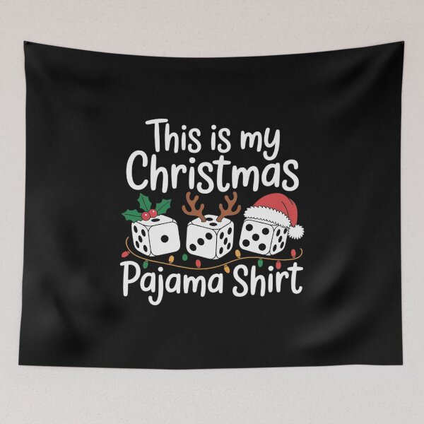 Item preview, Bunco Christmas Pajama Dice Game Night designed and sold by khorbiasieno.