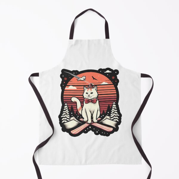 Item preview, Cat Skiing Funny Ski Cool Cat designed and sold by raylie-mcalpin.