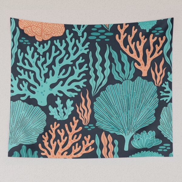 Item preview, Coral Garden designed and sold by Kaleidoscope Print.