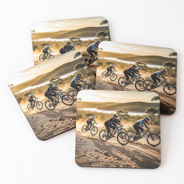 Item preview, Bushland Terrain Meets Mountain Bike Mastery. designed and sold by Hinson MTB Visuals.