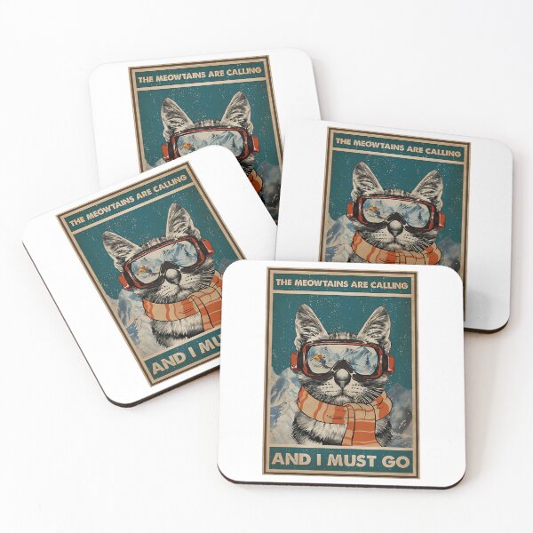 Item preview, Skiing The Meowtains Are Calling And I Must Go Cat designed and sold by raylie-mcalpin.