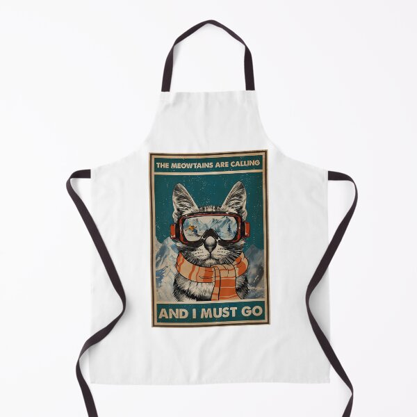 Item preview, Skiing The Meowtains Are Calling And I Must Go Cat designed and sold by raylie-mcalpin.