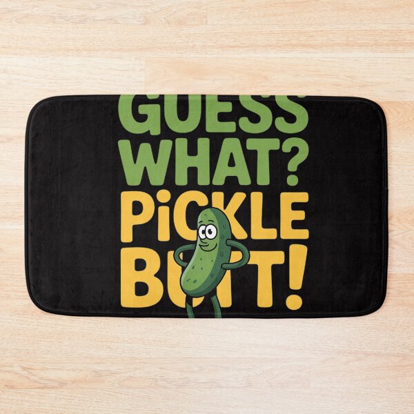 Item preview, Guess What Pickle Butt! Cucumber Meme Pickle Joke designed and sold by OlafLica.