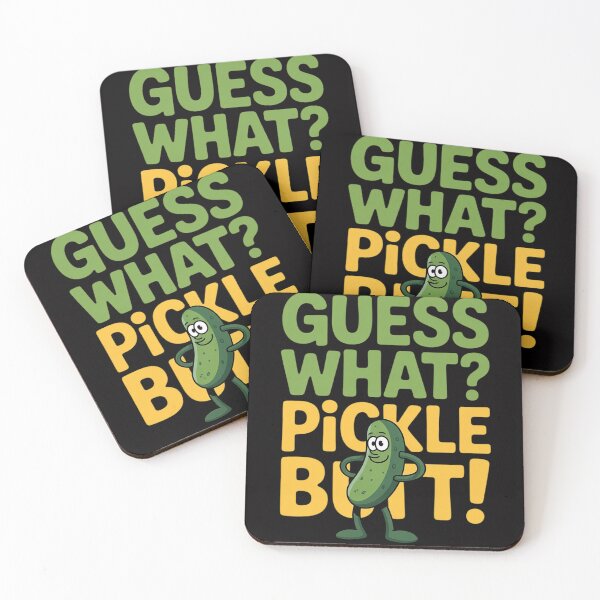 Item preview, Guess What Pickle Butt! Cucumber Meme Pickle Joke designed and sold by OlafLica.