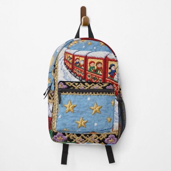 Item preview, Romanian Christmas Folk Embroidery Train designed and sold by Maximilianos.