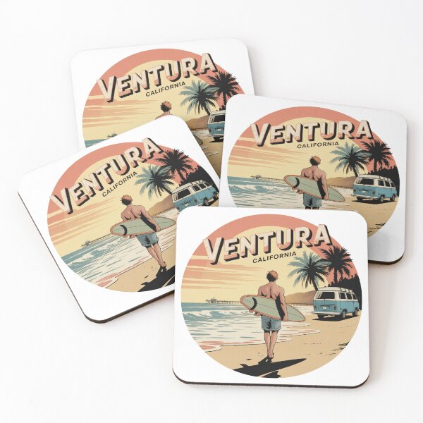 Item preview, Ventura California Retro Surf Coast Design designed and sold by CircinusStore.